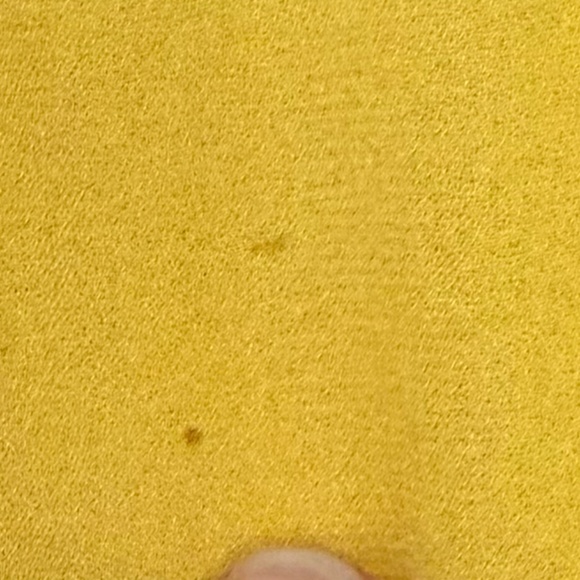 3.1 Phillip Lim Womans Mustard Yellow 100% Silk Top Flutter Sleeves Size 6 - Picture 15 of 16